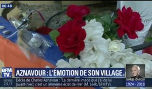 À Mouriès, où habitait Charles Aznavour, les habitants du village lui rendent hommage