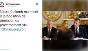 Démission de Gérard Collomb. Le ministre de l'Intérieur persiste et signe.