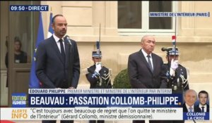 Passation de pouvoir: "Nous vivons une période difficile (...) Il nous appartient à nous tous d'être à la hauteur de la tâche", dit Philippe