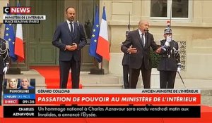 Revoir le discours de Gérard Collomb lors de la passation de pouvoirs au ministère de l'Intérieur - VIDEO