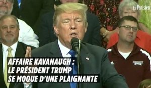 Affaire Kavanaugh : le président Trump se moque d’une plaignante