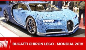 Mondial Auto 2018  : Lego dévoile une Bugatti Chiron à l'échelle 1 qui roule