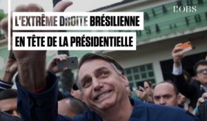 Brésil : l'extrême droite largement en tête au 1er tour de la présidentielle
