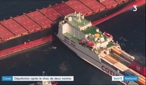Corse : marée noire limitée après la collision de deux bateaux