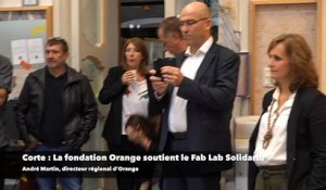 Corte : La fondation Orange soutient le Fab Lab Solidariu