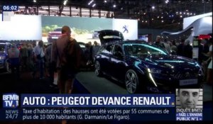 Peugeot devance Renault pour la vente de voiture aux particuliers