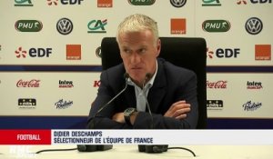 Equipe de France – Deschamps : « Je ne peux pas me satisfaire de ce qu’on a fait »