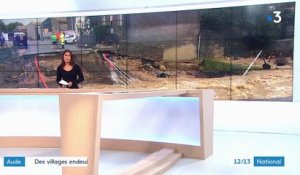 Aude : le village Villegailhenc sous le choc
