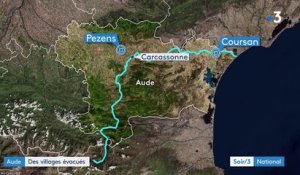 Inondations dans l'Aude : Pezens et Coursan évacués par précaution