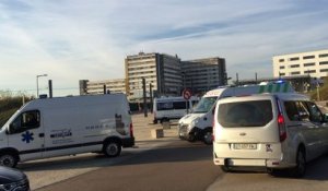 Besançon manifestation des ambulanciers mercredi devant le CHU Minjoz pour de meilleures conditions de travail