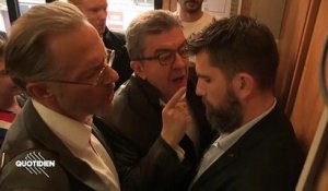 Mélenchon et la "police politique" : les images de la rixe