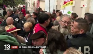 Indre : colère des habitants après la fermeture de la maternité du Blanc