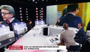 Le monde de Macron: Jean-Luc Mélenchon s'en prend encore aux journalistes – 25/10