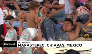 Nuit à Mapastapec pour ces migrants d'Amérique centrale