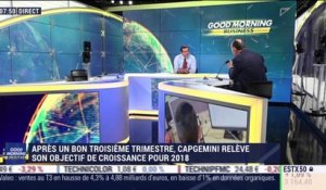 Capgemini augmente ses objectifs de croissance pour 2018 - 26/10