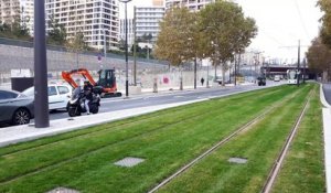 Marche à blanc du tram T3 prolongé jusqu'à Porte d'Asnières