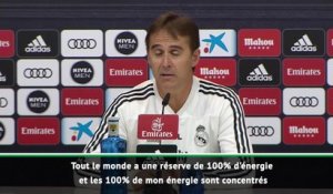 Clasico - Lopetegui : "Je ne pense pas mourir après le match !"
