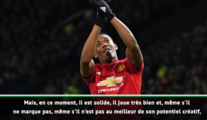 10e j. - Mourinho : "Martial est dans la bonne direction"