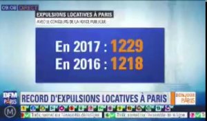En 2017, Paris connait un record du nombre d'expulsions locatives