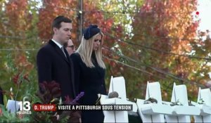 États-Unis : visite sous tension de Donald Trump à Pittsburgh