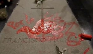 La tombe du dictateur Franco vandalisée par un artiste