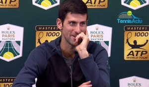 Rolex Paris Masters 2018 - Novak Djokovic : "C'est un très beau voyage.... !"