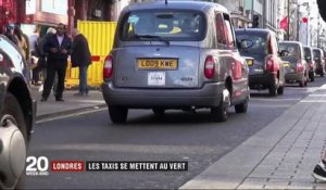 Londres : les taxis se mettent au vert