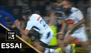 TOP 14 - Essai Clément LAPORTE (SUA) - La Rochelle - Agen - J9 - Saison 2018/2019