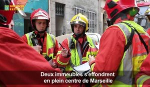 Au moins 2 blessés après l'effondrement d'immeubles à Marseille