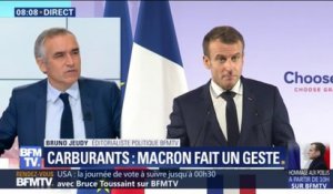 ÉDITO - Macron "bouge un peu" après la colère sur la hausse des carburants