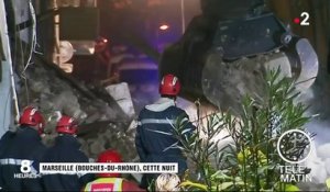 Marseille : les secours continuent de chercher dans les décombres