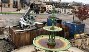 Restauration de la fontaine du Jet-d’eau