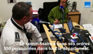 France Bleu La Rochelle au commissariat de la Rochelle  : rencontre avec le directeur départemental de la Sécurité publique Olivier Le Gouestre