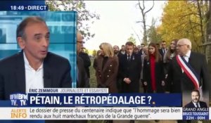 Pétain : pour Éric Zemmour, "Macron dit tout et son contraire"