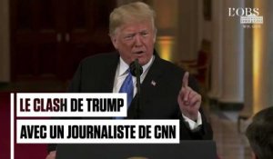 Le violent clash de Trump avec un journaliste de CNN