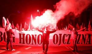 Grande marche nationaliste à Varsovie