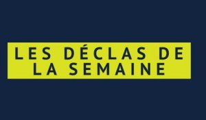 13e j. - Les déclas du week-end