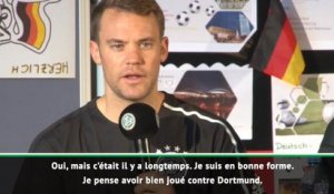 Allemagne - Neuer sur les critiques : "Je suis en paix avec moi-même"