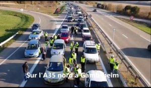 Le mouvement des Gilets jaune dans le Bas-Rhin en images (Strasbourg, autoroutes etc)