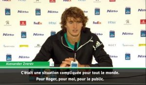 Masters - Zverev : ''Désolé de la situation''