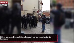 Gilets jaunes : Des policiers foncent sur un manifestant à Toulouse (vidéo)