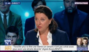 Agnès Buzyn souhaite au moins "100€ de différence" entre le minimum vieillesse et le minimum des retraites