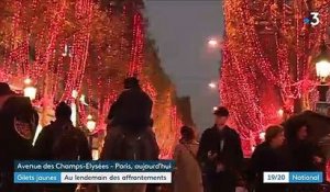 "Gilets jaunes" : visite des Champs-Élysées au lendemain des affrontements