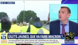 Allocution d'Emmanuel Macron: "On attend des actes forts", lance Benjamin Cauchy