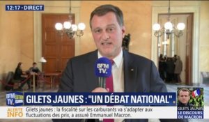 "Un discours déconnecté." Louis Aliot (RN) estime qu'Emmanuel Macron n'a répondu à aucune question des gilets jaunes