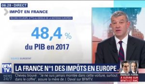 La France est championne d'Europe des impôts