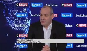 "Gilets jaunes" : le mouvement "interroge sur la capacité de mobilisation des syndicats", avoue Laurent Berger (CFDT)