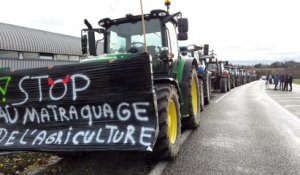 Les agriculteurs de la région de Saverne manifestent