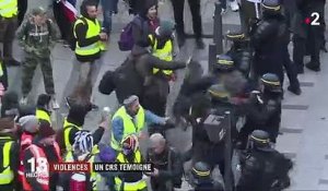 "Nous avons subi des jets d'acide" : un CRS raconte les affrontements en marge des manifestations des "gilets jaunes" à Paris