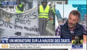 Christophe Chalençon, gilet jaune, sur le moratoire: "Ce n'est pas avec ça qu'on va faire rentrer les gens chez eux"